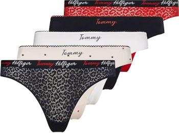 Tommy Hilfiger 5 PACK - tanga pentru femei UW0UW03200-0X0 XL