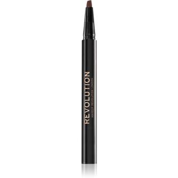 Makeup Revolution Bushy Brow creion pentru sprancene culoare Medium Brown 0.5 ml