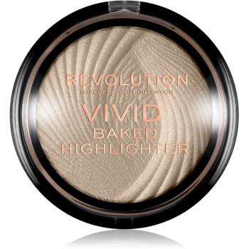 Makeup Revolution Vivid Baked Pudra coapta, pentru stralucire culoare Golden Lights 7.5 g