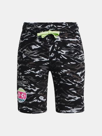 Under Armour UA Rival Fleece Anaml Pantaloni scurţi pentru copii Negru