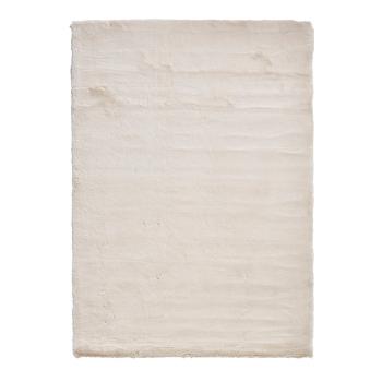 Covor Think Rugs Super Teddy, 60 x 120 cm, alb crem