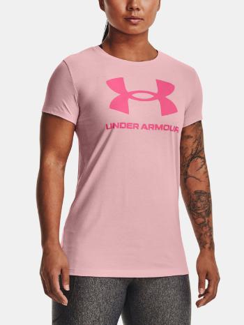 Under Armour UA Sportstyle Logo SS Tricou Roz