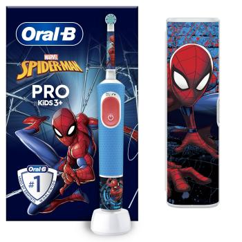 Oral B Periuță de dinți electrică cu husă de călătorie Vitality Pro Kids Spiderman