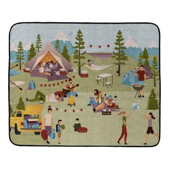 Pătură de picnic Butter Kings Lets Go Camping, 145 x 180 cm