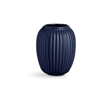 Vază din gresie ceramică Kähler Design Hammershoi, înălțime 20 cm, albastru închis