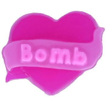 Bomb Cosmetics Săpun de glicerină 3D Inimă (Soap) 90 g