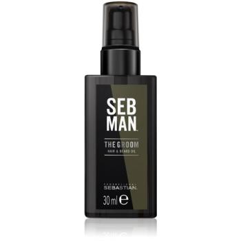 Sebastian Professional SEB MAN The Groom ulei pentru barbă și mustață 30 ml