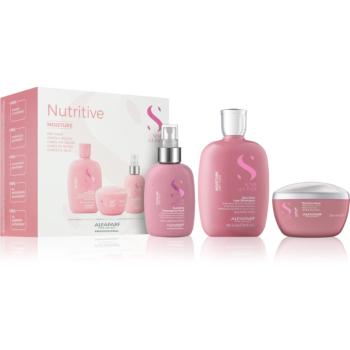 Alfaparf Milano Semi di Lino Moisture Holiday Kit set (pentru hidratare si stralucire) pentru par uscat