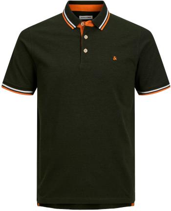 Jack&Jones Tricou polo pentru bărbați JJEPAULOS Slim Fit 12136668 Kombu Green S