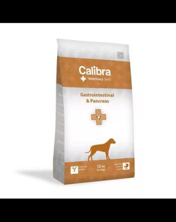 CALIBRA Veterinary Diet Dog Gastrointestinal &amp; Pancreas 12 kg hrana dietetica completa pentru caini