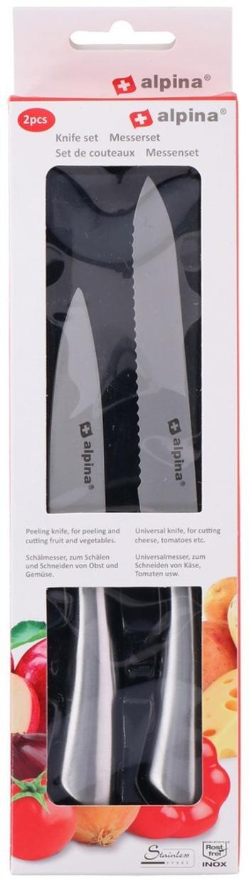 Set de cuțite de bucătărie Alpina 2 buc - otel inoxidabil - Mărimea 20 cm, 24 cm