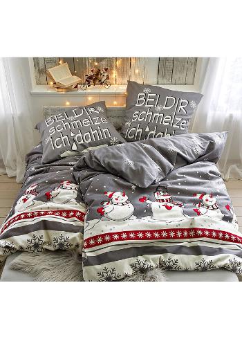 Lenjerie pat, design de iarnă