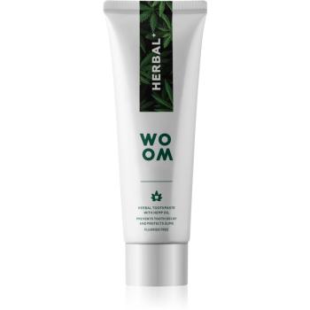 WOOM Herbal+ Toothpaste pastă de dinți cu extract din plante 75 ml