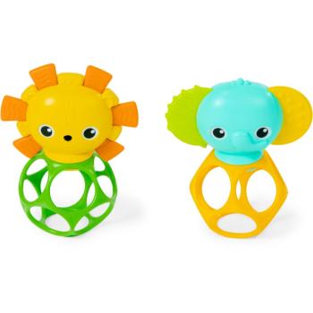 Bright Starts Soother Pals™ Easy-Grasp jucarie pentru dentiție 3 m+ 2 buc