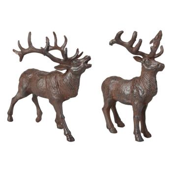 Statuete de grădină 2 buc. din metal Deer – Esschert Design