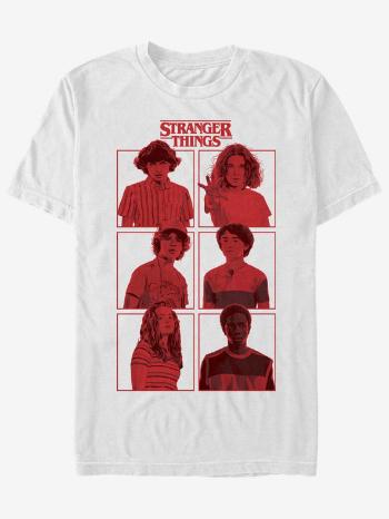 ZOOT.Fan Netflix Postavy Stranger Things Tricou Alb