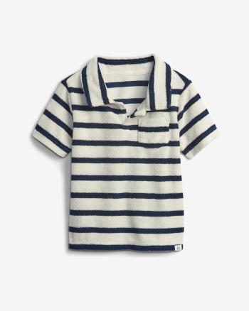 GAP Tricou Polo pentru copii Albastru Alb