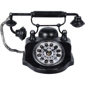 Ceas de masă Koopman Old telephone, negru