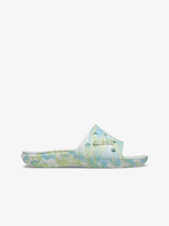 Crocs Classic Marbled Slide Papuci Albastru