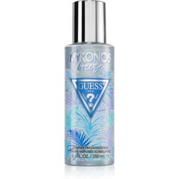 Guess Destination Mykonos Breeze spray de corp parfumat cu particule stralucitoare pentru femei 250 ml