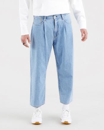 Levi's® Stay Loose Pleated Crop Jeans Albastru