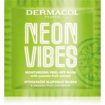 Dermacol Neon Vibes mască exfoliantă cu efect de hidratare 8 ml