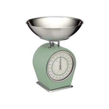 Cântar de bucătărie Kitchen Craft Living Nostalgia, verde, 4 kg, verde