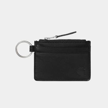 Carhartt WIP Leather Wallet I028724 BLACK