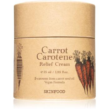 Skinfood Carrot Carotene crema cu textura usoara pentru a calma si intari pielea sensibila 55 ml