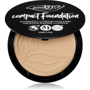 puroBIO Cosmetics Compact Foundation pudra compacta SPF 10 culoare 02 9 g