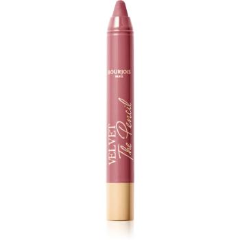 Bourjois Velvet the Pencil ruj in creion cu efect matifiant culoare 03 In Mauve Again 1,8 g