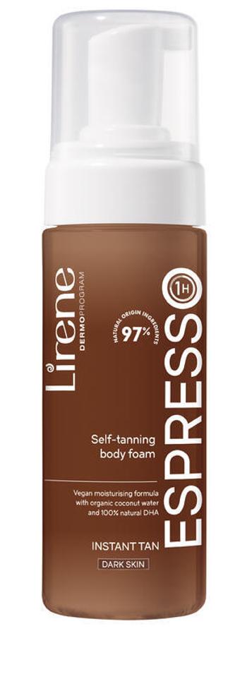 Lirene Spumă de corp cu efect bronz Espresso (Self Tanning Body Foam) 150 ml