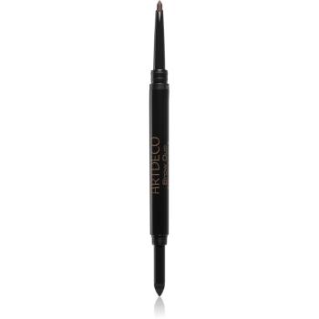 Artdeco Brow Duo Powder & Liner creion pentru sprâncene pulbere 2 in 1 culoare 12 Ebony 0.8 g