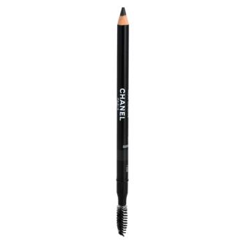 Chanel Crayon Sourcils creion pentru sprancene cu ascutitoare culoare 60 Noir Cendré  1 g
