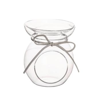 Lampa aromatica sticla - transparent - Mărimea 12 x 9 x 9 cm