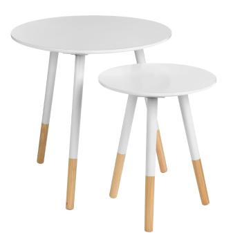 Măsuțe auxiliare 2 buc. rotunde ø 48 cm Viborg – Premier Housewares