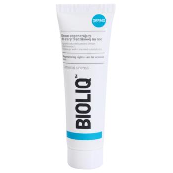 Bioliq Dermo crema regeneratoare de noapte pentru ten acneic 50 ml