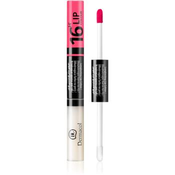 Dermacol 16H Lip Colour ruj si luciu de buze cu persistenta indelungata 2 in 1 culoare 17 4.8 g