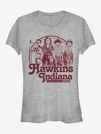 ZOOT.Fan Netflix Hawkins Indiana 1985 Stranger Things Tricou Gri