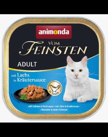 ANIMONDA Vom Feinsten No Grain cu Somon în Sos cu Ierburi 100 g