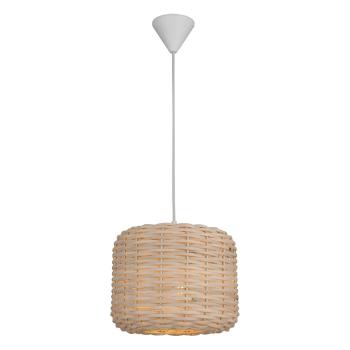 Lustră cu abajur din bambus Homemania Decor Bamboo, ø 25 cm