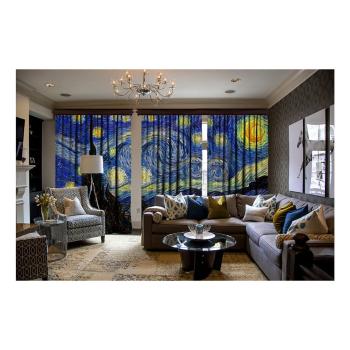 Set 3 draperii Curtain Malisto, 140 x 260 cm