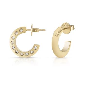 Guess Cercei cercuri placați cu aur Hoops Don`t Lie JUBE01491JWYGT/U