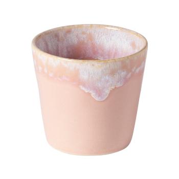 Ceașcă pentru espresso din gresie ceramică Costa Nova, 200 ml, roz - alb