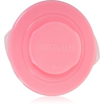 Twistshake Kid's Bowl castron cu capac Pink 6 m+ 520 ml