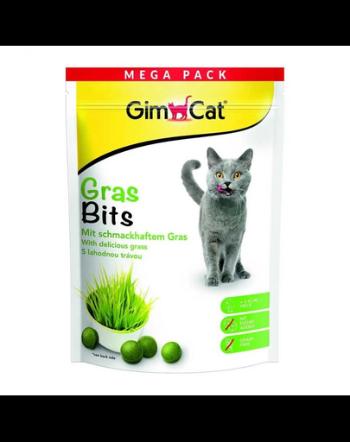 GIMCAT Tasty Tabs GrassBits 425g recompense pentru pisici cu iarba