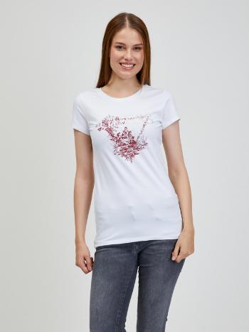 Guess Tricou Alb