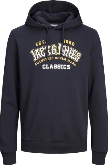 Jack&Jones Hanorac pentru bărbați JJELOGO Regular Fit 12233597 Dark Navy XL