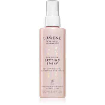 Lumene Invisible Illumination Dewy Glow spray pentru fixare și strălucire 100 ml