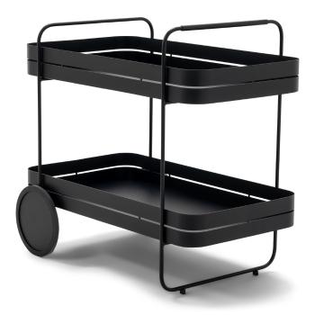 Măsuță de servire cu roți din metal 74x42 cm Gin & Trolley – Spinder Design